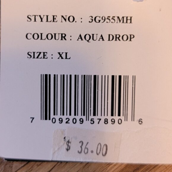 Empress Aqua Sequin Snowman Holiday Crew Neck Sweater - Picture 8 of 9